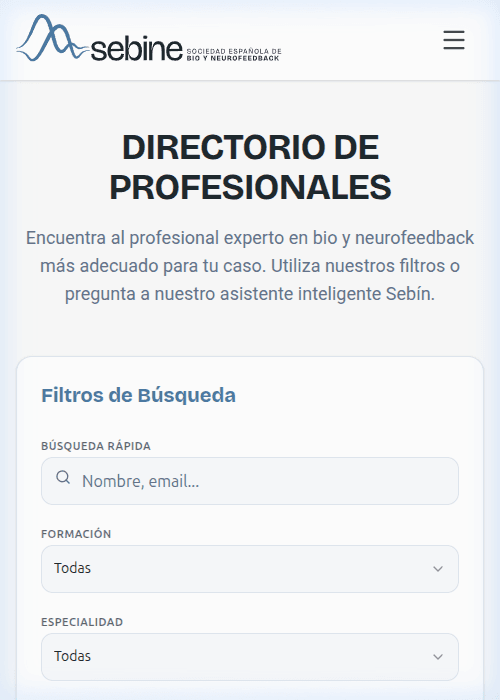 Portada de Directorio SEBINE